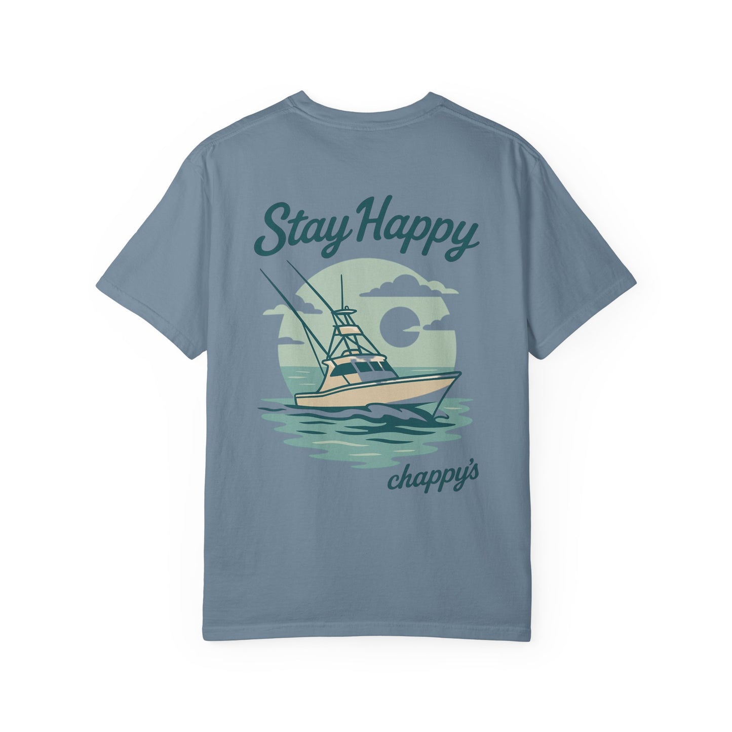 Stay Happy Sport Fishing T